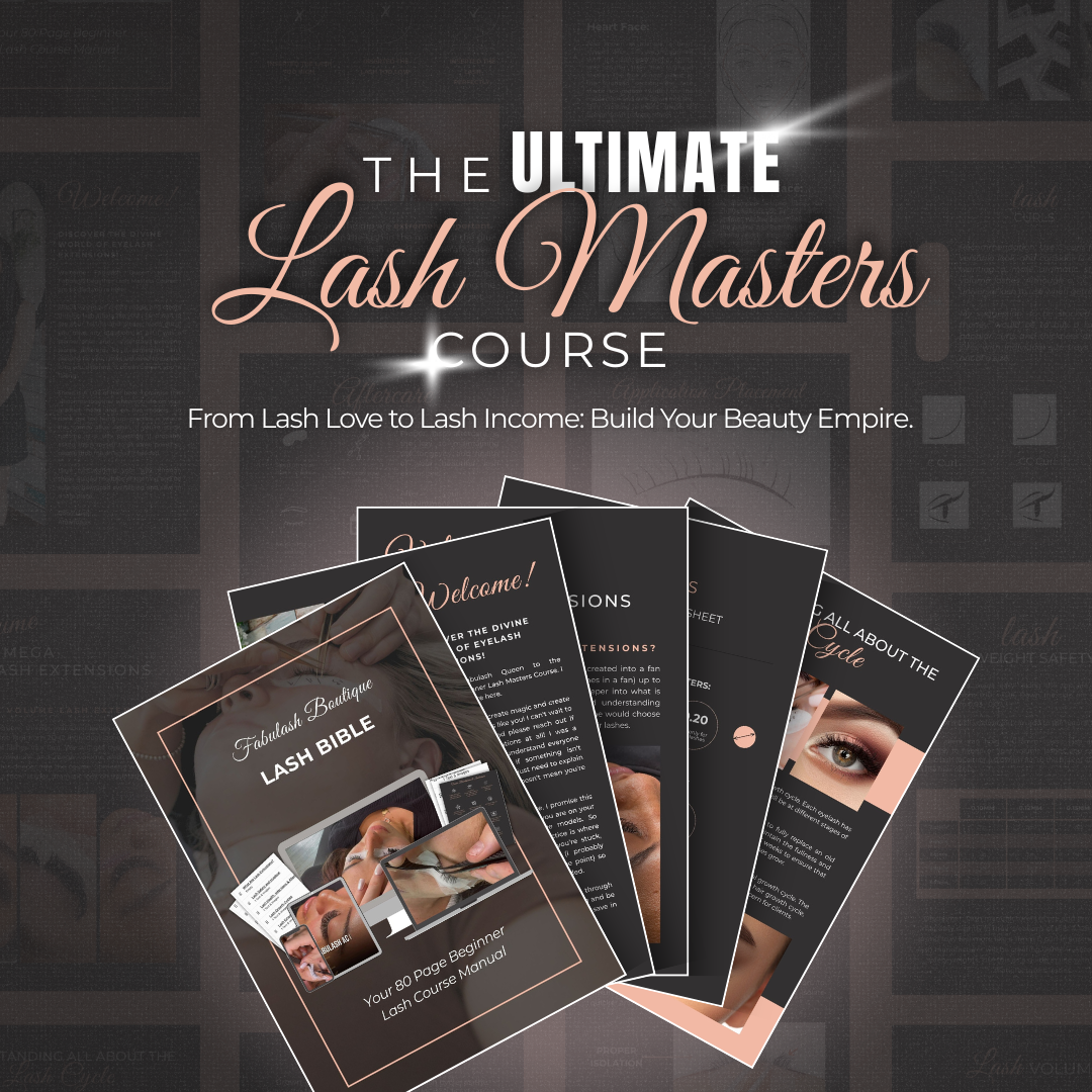 LASH EXTENSIONS MASTERY ONLINE