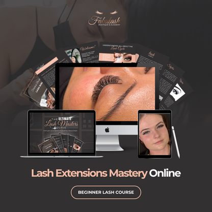 LASH EXTENSIONS MASTERY ONLINE