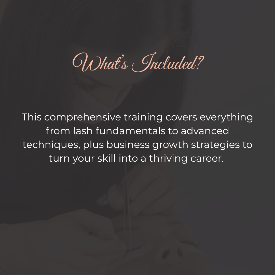 LASH EXTENSIONS MASTERY ONLINE