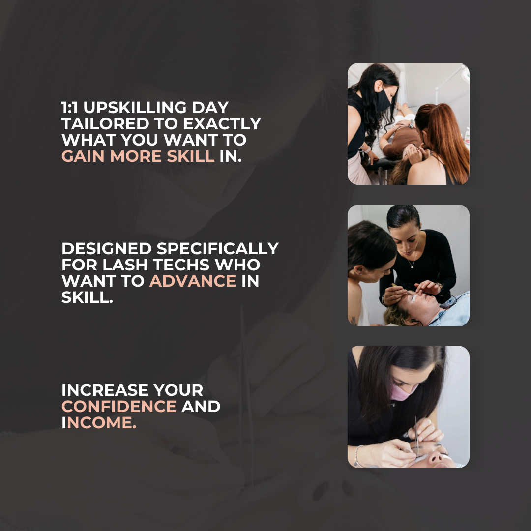 1 DAY LASH EXTENSIONS REFRESHER/UPSKILL TRAINING