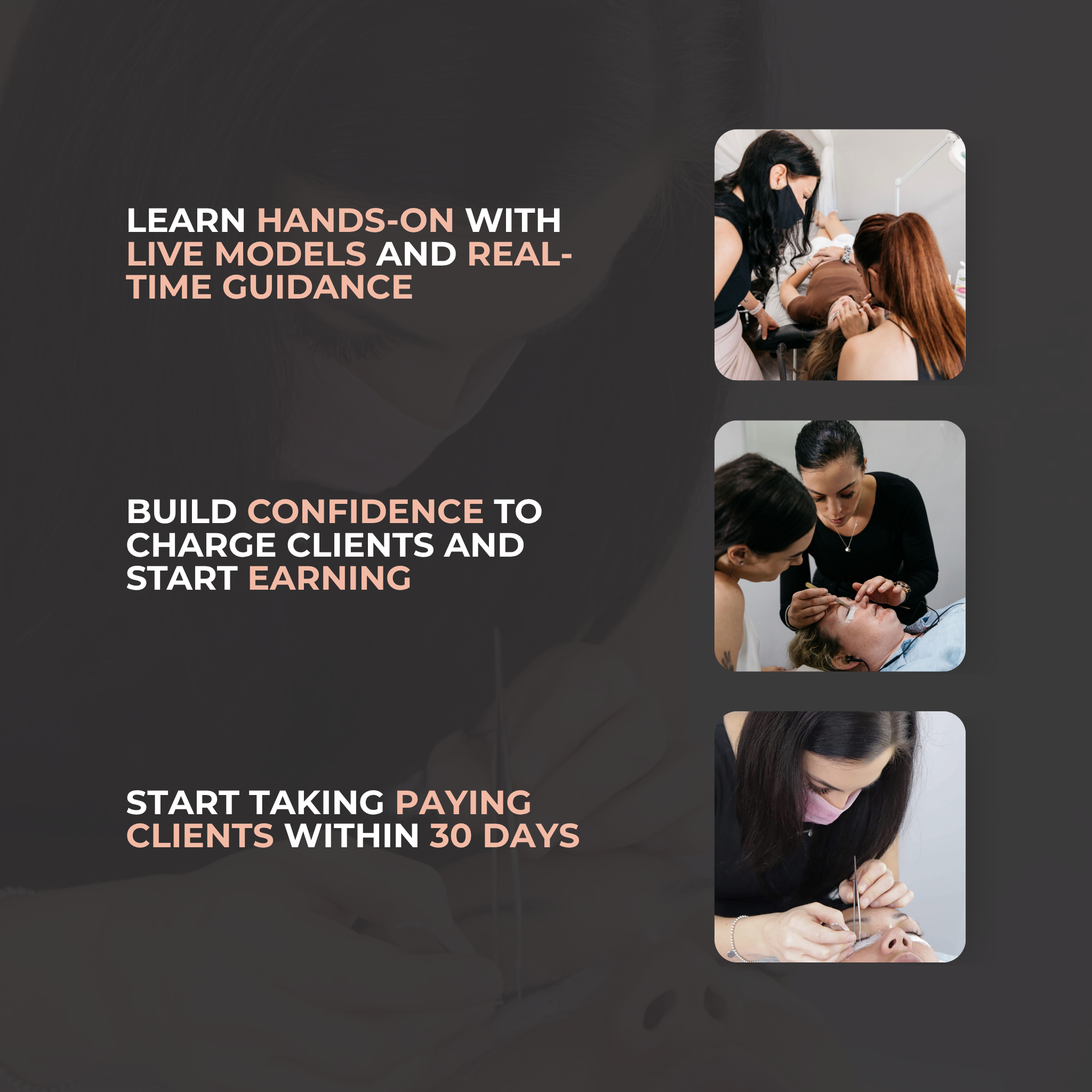 LASH EXTENSIONS MASTERY: 2 DAY IN-PERSON TRAINING